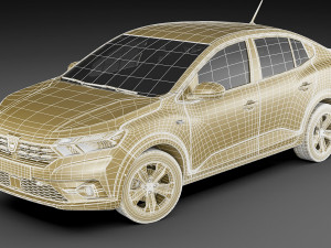 dacia logan 2021 3D-Modell
