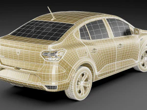 dacia logan 2021 Modelo 3D