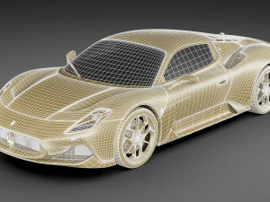 maserati mc20 2021 3D Model
