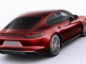 porsche panamera turbo s and sport turismo 2021 3D Model