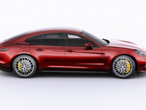 porsche panamera turbo s and sport turismo 2021 3D Model