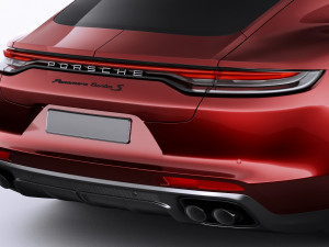 porsche panamera turbo s and sport turismo 2021 3D Model