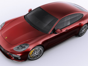 porsche panamera turbo s and sport turismo 2021 3D Model