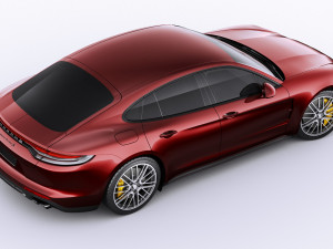 porsche panamera turbo s and sport turismo 2021 3D Model