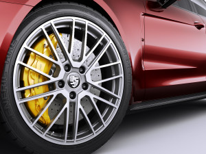 porsche panamera turbo s and sport turismo 2021 3D Model