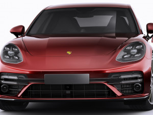 porsche panamera turbo s and sport turismo 2021 3D Model