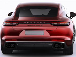 porsche panamera turbo s and sport turismo 2021 3D Model