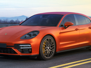 porsche panamera turbo s and sport turismo 2021 3D Model