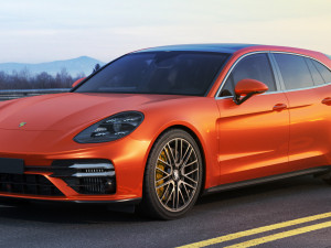 porsche panamera turbo s and sport turismo 2021 3D Model
