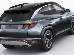 hyundai tucson 2021 3D 模型