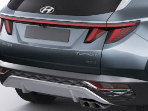 hyundai tucson 2021 3D 模型