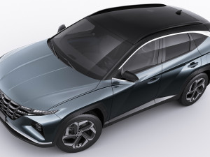 hyundai tucson 2021 3D 模型