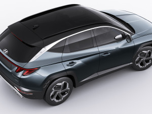 hyundai tucson 2021 3D 模型