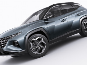 hyundai tucson 2021 3D 模型