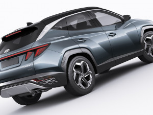 hyundai tucson 2021 3D 模型