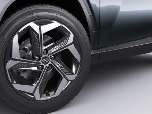 hyundai tucson 2021 3D 模型