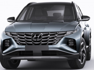 hyundai tucson 2021 3D 模型