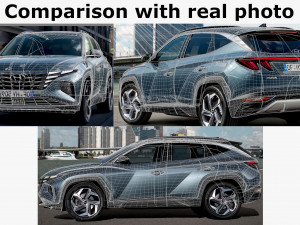 hyundai tucson 2021 3D 模型