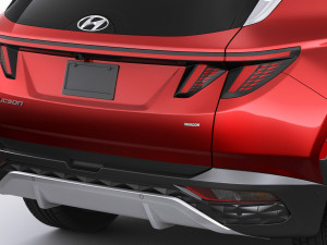 hyundai tucson 2021 us Modelo 3D