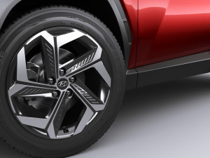 hyundai tucson 2021 us Modelo 3D
