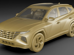 hyundai tucson 2021 us Modelo 3D