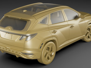 hyundai tucson 2021 us Modelo 3D