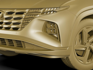 hyundai tucson 2021 us Modelo 3D