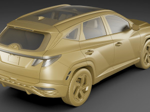 hyundai tucson 2021 us Modelo 3D