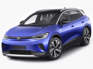 volkswagen id4 2021 року 3D Модель