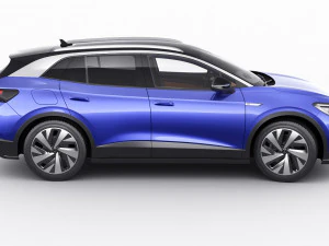 volkswagen id4 2021 3D Model