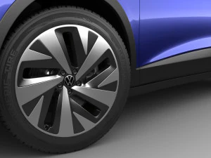 volkswagen id4 2021 3D Model