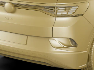 volkswagen id4 2021 3D Model