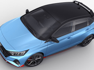 hyundai i20 n 2021 Modelo 3D