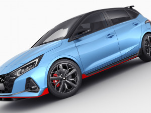 hyundai i20 n 2021 Modelo 3D
