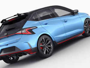 hyundai i20 n 2021 Modelo 3D
