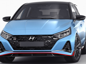 hyundai i20 n 2021 Modelo 3D