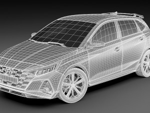 hyundai i20 n 2021 Modelo 3D