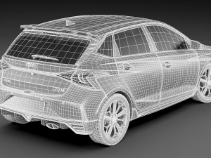 hyundai i20 n 2021 Modelo 3D