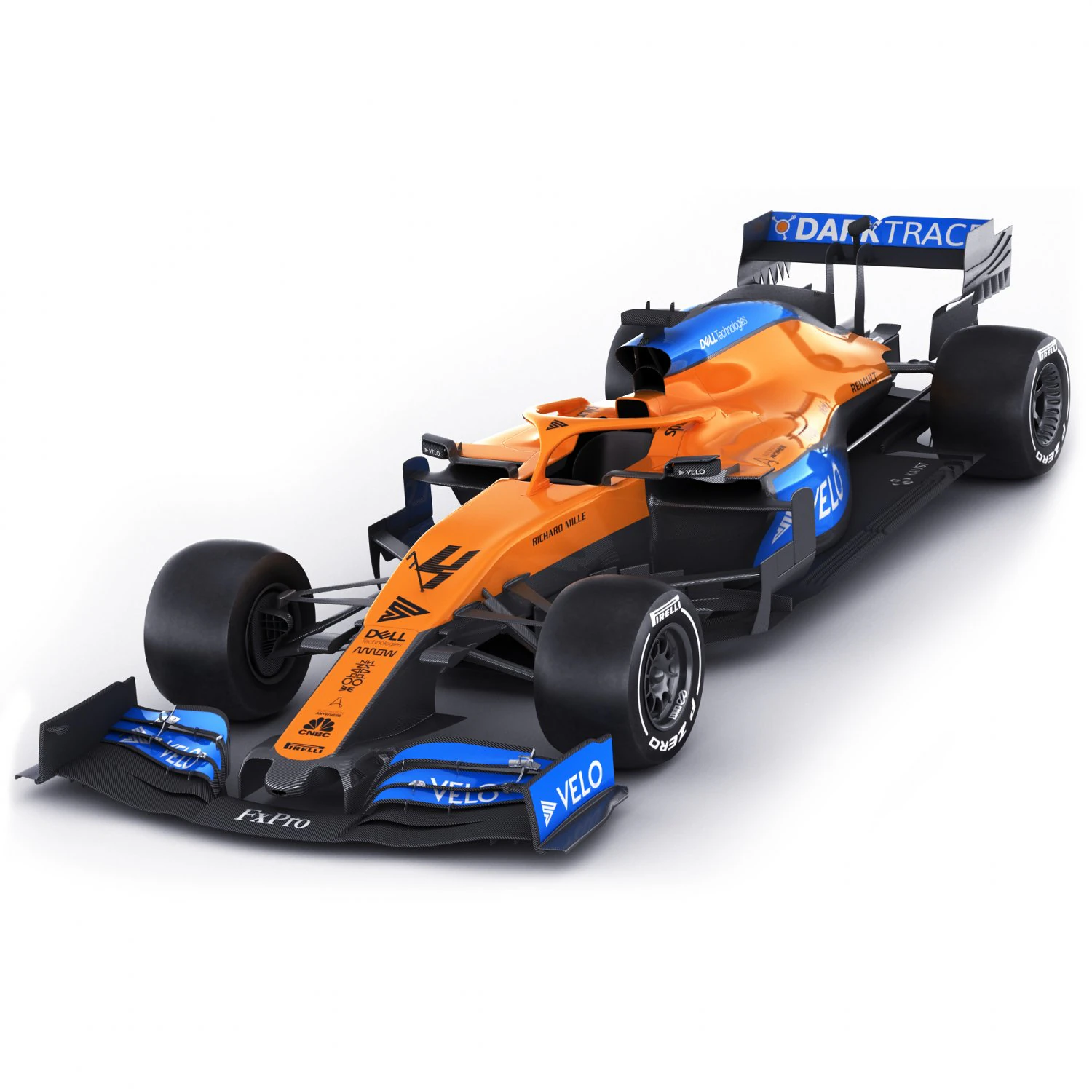 f1 2020 mclaren mcl35 3D Model .c4d .max .obj .3ds .fbx .stl .blend