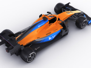 f1 2020 mclaren mcl35 3D Model