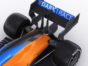 f1 2020 mclaren mcl35 3D Model
