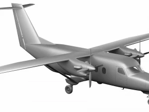 cessna 408 correo a&eacute;reo Modelo 3D