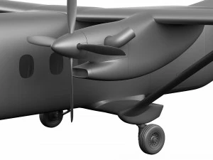 cessna 408 correo a&eacute;reo Modelo 3D