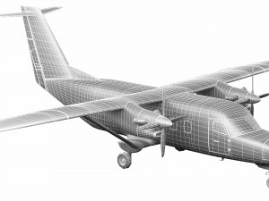 cessna 408 skycourier Modelo 3D