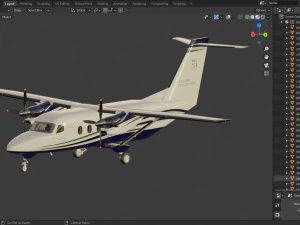 cessna 408 correo a&eacute;reo Modelo 3D