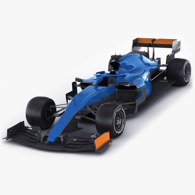 generic f1 racing car Model 3D .c4d .max .obj .3ds .fbx .stl .blend 
