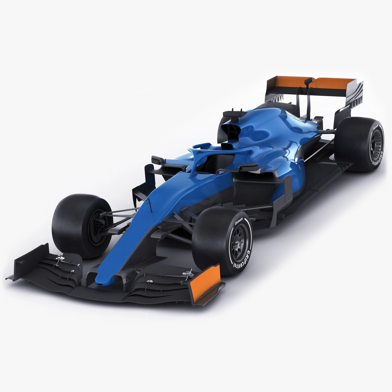 generic f1 racing car 3D Model .c4d .max .obj .3ds .fbx .stl .blend 