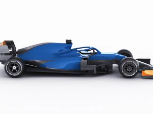 generic f1 racing car 3D Model