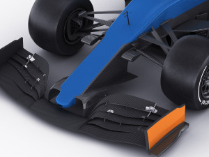 generic f1 racing car Model 3D
