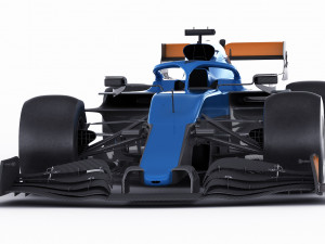 generic f1 racing car Model 3D